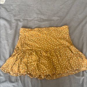 Zara yellow skort